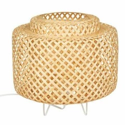 Noční lampička do ložnice Liby bambusová moderní skandinávská Atmosphera přírodní 27 cm