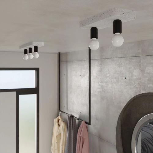 Stropní svítidlo TAVO 2 šedý betonový industriální do obýváku a kuchyně Sollux Lighting