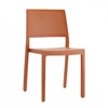 Zahradní židle Emi oranžová plastová stohovatelná moderní SCAB Design snadné čištění