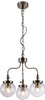 Závěsná lampa Balet 3x40W E27 patina