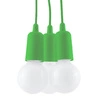 Závěsná lampa DIEGO 3 zelená