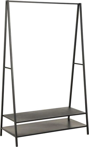 Moderní stojanový věšák na oblečení a boty Selje černý do předsíně Actona