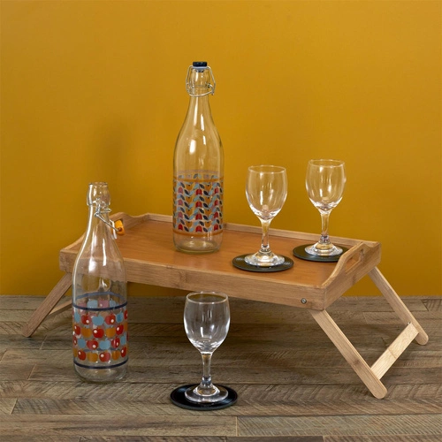 Skleněná láhev Tulipán 1l