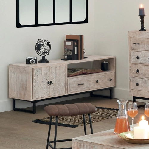 Sada nábytku do obývacího pokoje Ajay béžová