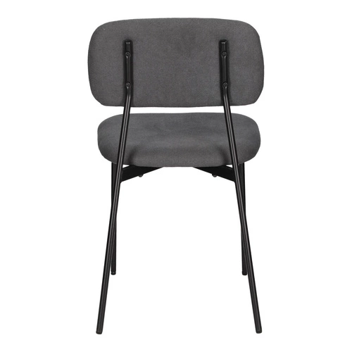 Čalouněná židle Esther tmavě šedá Intesi do jídelny a obývacího pokoje v moderním stylu