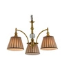 Závěsné svítidlo Austin béžové glamour 3 světla s nastavitelnou výškou do jídelny a obýváku
