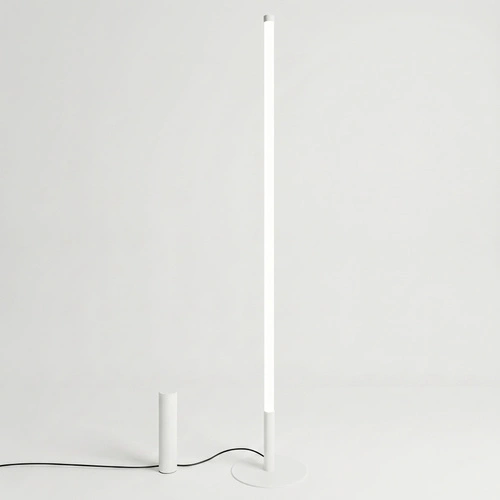TRANG bílá LED stojací lampa do obývacího pokoje moderní 3000K