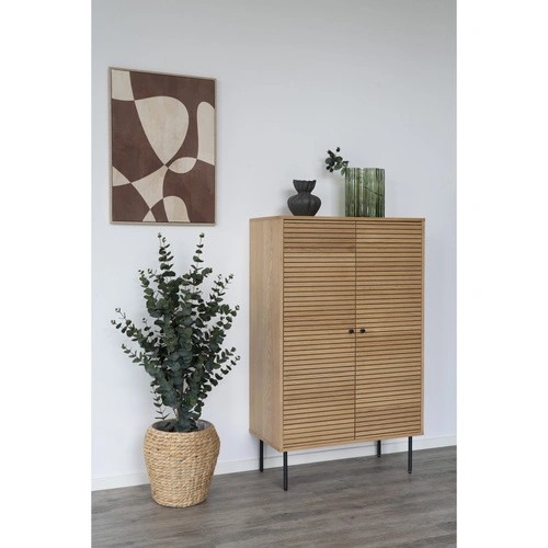 House Nordic skleněná zelená dekorativní váza na květiny do obývacího pokoje