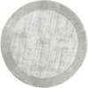 Kulatý vlněný koberec do obýváku Tere Light Gray 200 cm skandinávský Carpet Decor