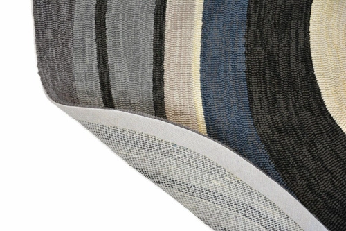 Aura moderní venkovní koberec 140x200 šedý snadno čistitelný na terasu a balkon