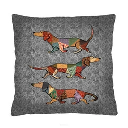 Velurový dekorační polštář JOCKER do obýváku a ložnice antialergický 40x40 cm