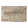 Koupelnová předložka 5five simply smart béžová pletená bavlněná 50x75 cm příjemná na dotek