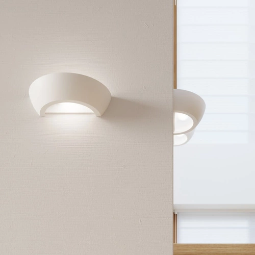 Nástěnná lampa OSKAR bílá keramická moderní do obýváku a ložnice Sollux Lighting