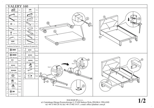 Postel Victory 160 cm se zásuvkami jasan