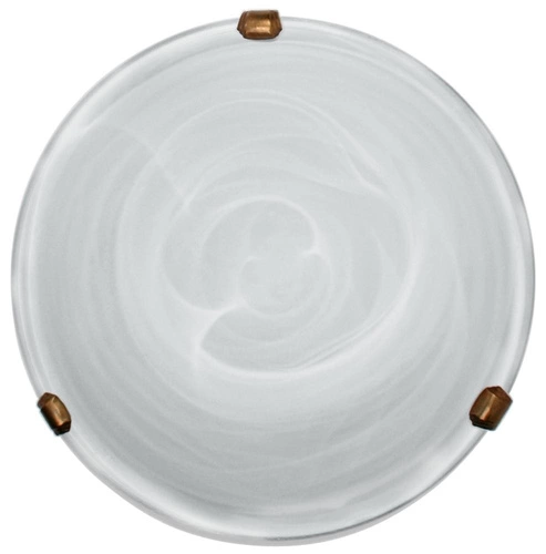 Skleněný stropní svítidlo kulaté Duna 30 cm bílé moderní do obýváku a ložnice CANDELLUX