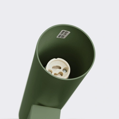 Nástěnné svítidlo Lagos 2 loftové olivově zelené ocelové do obýváku a ložnice SOLLUX LIGHTING