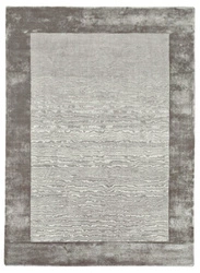 Loftový šedý koberec do obýváku Aracelis Paloma 160x230 ručně tkaný Carpet Decor viskóza