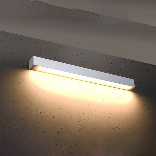 LED nástěnné svítidlo Pinne 67 cm bílé moderní do obýváku a ložnice Thoro