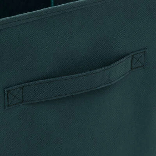 Skládací látkový úložný box s úchyty 31x31x31 cm petrol 5five simply smart