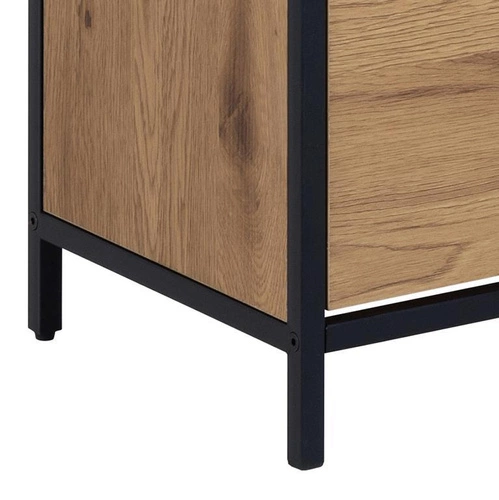 Vysoký botník Seaford Actona rustikální se třemi zásuvkami divoký dub do předsíně