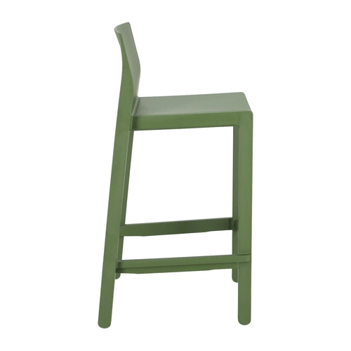 Hoker Kate moderní béžový s opěrkou 75 cm do kuchyně a na zahradu stohovatelný