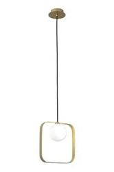 Závěsné svítidlo koule Tula moderní zlaté do obýváku a jídelny Ledea 140 cm