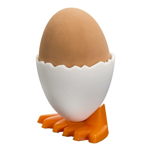 Intesi sada 2 dekorativních bílých stojánků na vajíčka na měkko