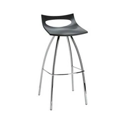 Barová stolička Diablito 80 cm antracitová moderní bez opěradla do kuchyně a k ostrůvku SCAB Design