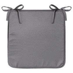 Oboustranný sedák na židli Atmosphera 39x39 cm tmavě šedý do jídelny a kuchyně