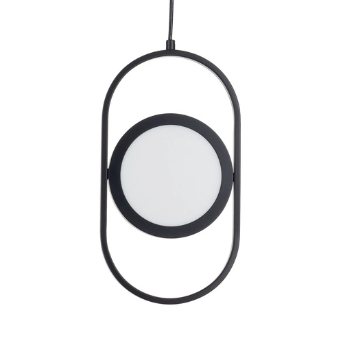 Závěsné LED svítidlo ELIPSE MINI černé moderní do obýváku a jídelny 32 cm Step into Design