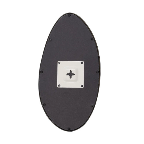 Sada 5 oválných dekorativních zrcadel Organic Shape ve zlatém rámu do obýváku Intesi