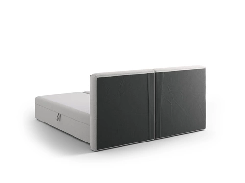 Čalouněná postel Jodie 160x200 šedá s úložným prostorem moderní do ložnice