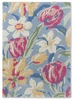 Vlněný koberec do obýváku Tulips Laura Ashley 170x240 cm vintage květinový ručně tkaný