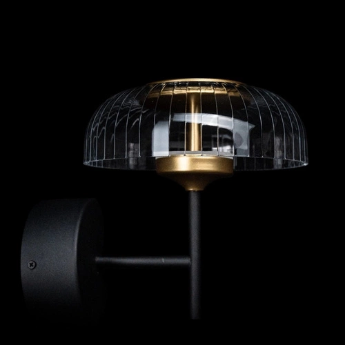 Nástěnné LED svítidlo Vitrum černé moderní do obývacího pokoje a ložnice ALTAVOLA DESIGN