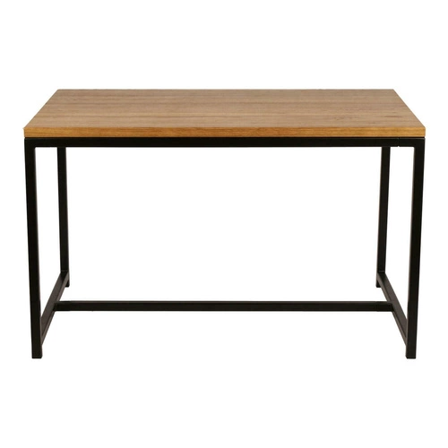 Jídelní stůl Cohen 120x80 přírodní dub loftový s černými kovovými nohami Maduu Studio