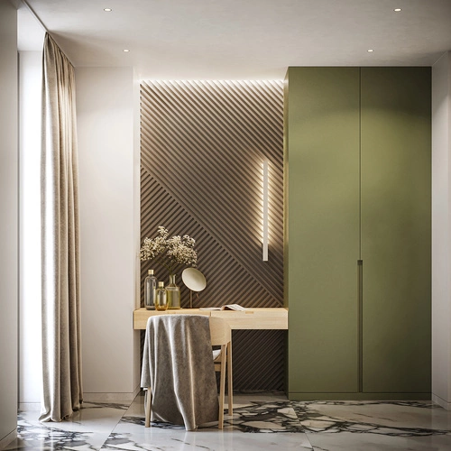 Nástěnné svítidlo LAHTI S bílé LED 4000K moderní do obýváku a ložnice hliník 50 cm