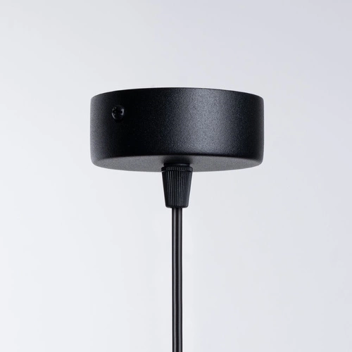 Závěsné svítidlo koule HYPERION 1 černé moderní do obýváku s nastavitelnou výškou