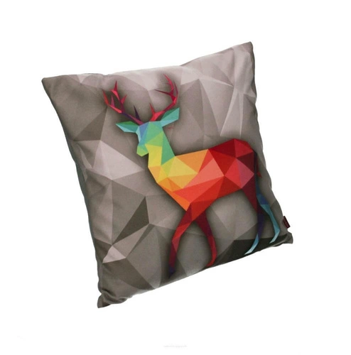 Dekorační sametový polštář MAX antialergický moderní do obýváku vícebarevný 40x40