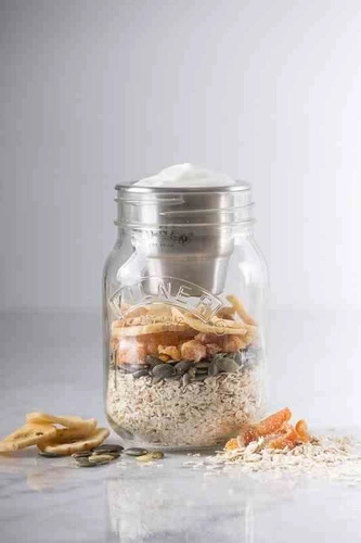 Sklenice s nádobkou 0,5l, Snack on the Go KILNER