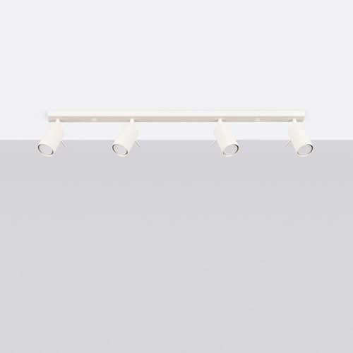 Stropní svítidlo RING 4x béžová moderní do obýváku a ložnice nastavitelná SOLLUX