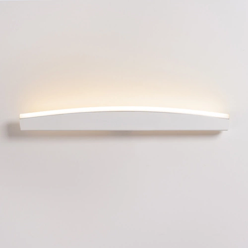 Moderní nástěnné LED svítidlo JORUN bílé 60 cm do ložnice a obýváku nad zrcadlo