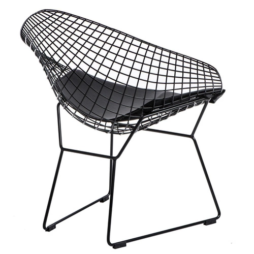 Židle Harry Arm černá/černá poduška