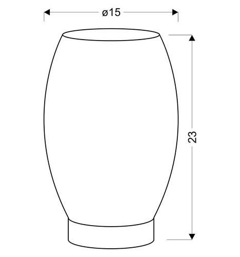 Stolní lampa Venus moderní černo-zlatá do obýváku a ložnice 23 cm