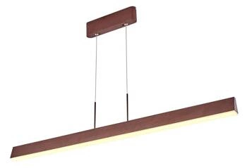 Kokos 100x8 28W LED závěsná lampa hnědá 4000K