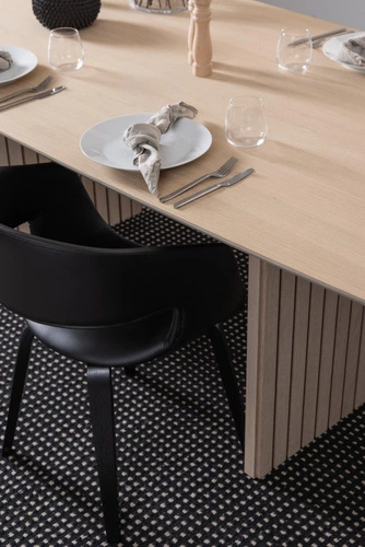 Jídelní stůl Christo 220x105 cm skandinávský bělený dub obdélníkový Actona