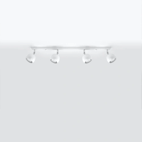 Stropní svítidlo bílé Oculare 4L Sollux moderní kovové do obýváku a kuchyně 80cm