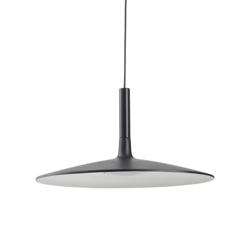 Stropní LED svítidlo HANK černé moderní nastavitelné do obýváku a kuchyně 35 cm