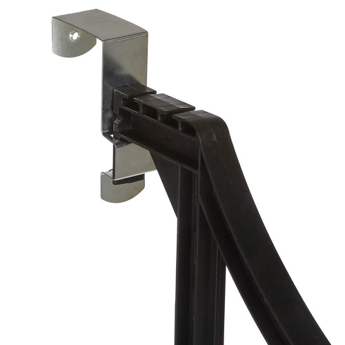 Černý závěsný botník na dveře Bulky 5five simply smart, 11 polic, vysoký, moderní