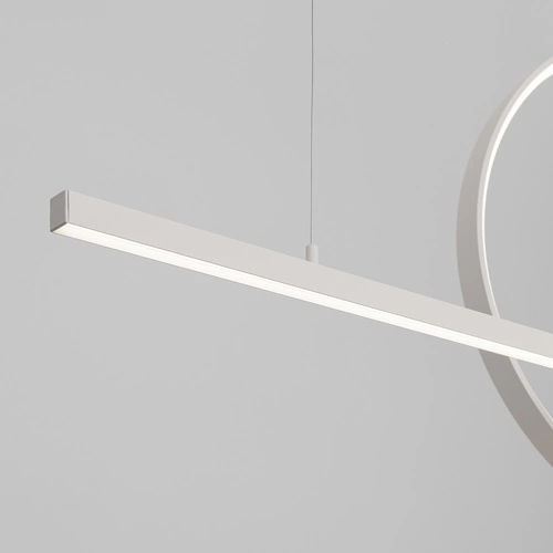 Závěsné LED svítidlo GLAD bílé moderní nastavitelné do obýváku kuchyně nad stůl Thoro