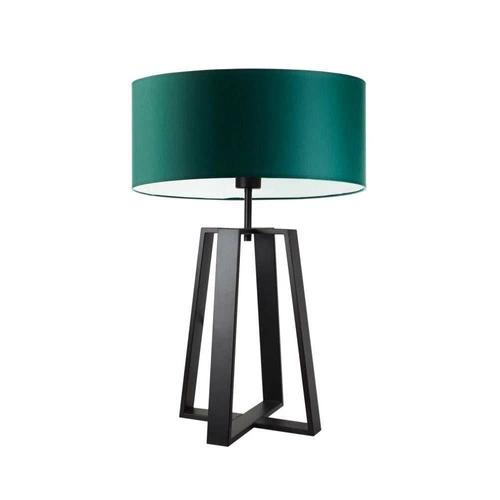 Lampa Thor stínidlo zelené stojan černý